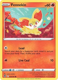 Fennekin (025/195) [SWSH12: Silver Tempest]
