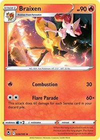 Braixen (026/195) [SWSH12: Silver Tempest]