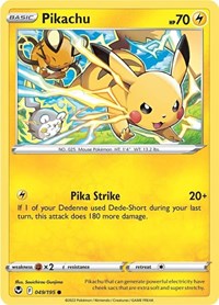 Pikachu (049/195) [SWSH12: Silver Tempest]