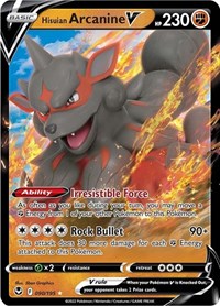 Hisuian Arcanine V (090/195) [SWSH12: Silver Tempest]