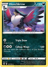 Honchkrow (107/195) [SWSH12: Silver Tempest]