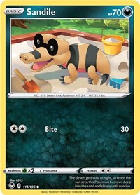 Sandile (111/195) [SWSH12: Silver Tempest]