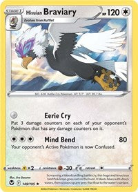 Hisuian Braviary (149/195) [SWSH12: Silver Tempest]