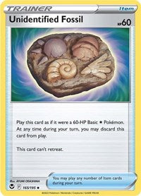 Unidentified Fossil (165/195) [SWSH12: Silver Tempest]