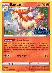 Rapidash (Prerelease) [STAFF] (SWSH270) [SWSH: Sword & Shield Promo Cards]