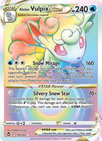 Alolan Vulpix VSTAR (Secret) (197/195) [SWSH12: Silver Tempest]