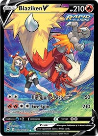 Blaziken V (TG14/TG30) [SWSH12: Silver Tempest Trainer Gallery]
