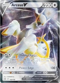 Arceus V - 122/172 (Metal Card) (122/172) [Miscellaneous Cards & Products]