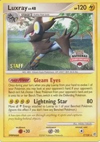 Luxray - 7/130 (National Championships) [Staff] (007/130) [League & Championship Cards]