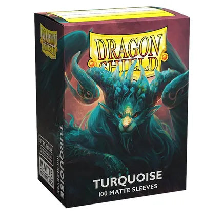 Standard Dragon Shield Matte Sleeves – Turquoise (100ct)