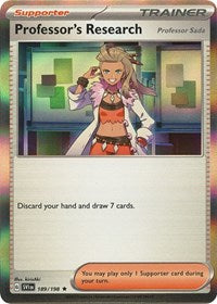 Professor's Research - 189/198 (189/198) [SV01: Scarlet & Violet Base Set]