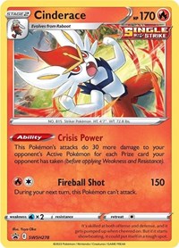 Cinderace - SWSH278 (SWSH278) [SWSH: Sword & Shield Promo Cards]