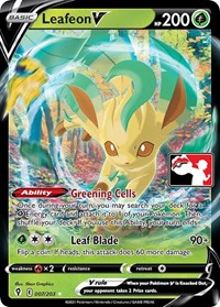 Leafeon V (007/203) [Prize Pack Series Cards]