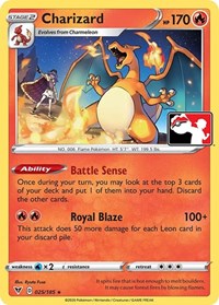 Charizard (025/185) [Prize Pack Series Cards]
