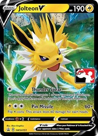 Jolteon V (SWSH151) [Prize Pack Series Cards]