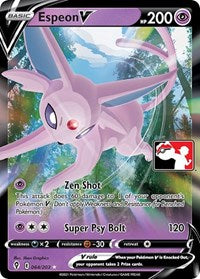 Espeon V (064/203) [Prize Pack Series Cards]