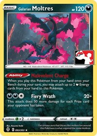 Galarian Moltres (093/203) [Prize Pack Series Cards]