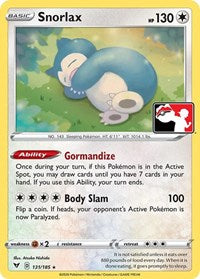 Snorlax (131/185) [Prize Pack Series Cards]