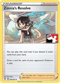 Zinnia's Resolve (164/203) [Prize Pack Series Cards]
