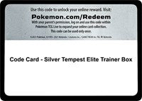 Code Card - Silver Tempest Elite Trainer Box [SWSH12: Silver Tempest]