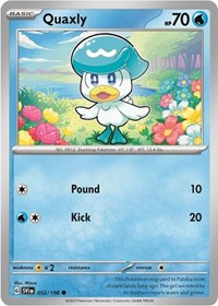 Quaxly - 052/198 (Mirage Holo) (052/198) [Miscellaneous Cards & Products]