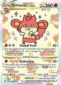 Simisear VSTAR (GG37/GG70) [Crown Zenith: Galarian Gallery]