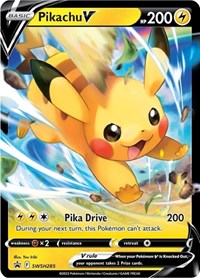 Pikachu V - SWSH285 (SWSH285) [SWSH: Sword & Shield Promo Cards]