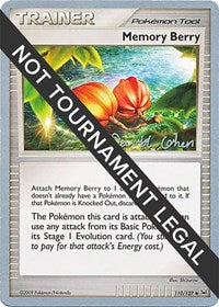 Memory Berry - 2009 (David Cohen) (110/127) [World Championship Decks]