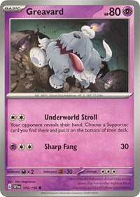 Greavard - 105/198 (105/198) [SV01: Scarlet & Violet Base Set]