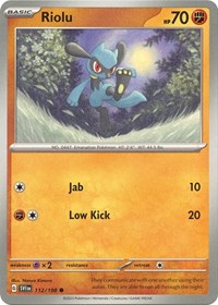 Riolu - 112/198 (112/198) [SV01: Scarlet & Violet Base Set]