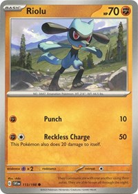 Riolu - 113/198 (113/198) [SV01: Scarlet & Violet Base Set]