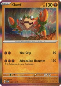 Klawf - 122/198 (122/198) [SV01: Scarlet & Violet Base Set]