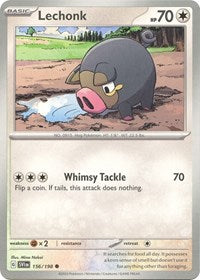 Lechonk - 156/198 (156/198) [SV01: Scarlet & Violet Base Set]