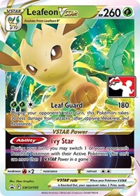 Leafeon VSTAR (SWSH195) [Prize Pack Series Cards]
