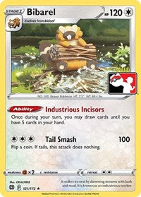 Bibarel (121/172) [Prize Pack Series Cards]