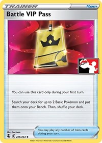 Battle VIP Pass (225/264) [Prize Pack Series Cards]