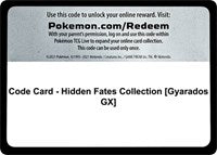 Code Card - Hidden Fates Collection [Gyarados GX] [Hidden Fates]