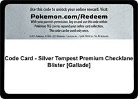 Code Card - Silver Tempest Premium Checklane Blister [Gallade] [SWSH12: Silver Tempest]