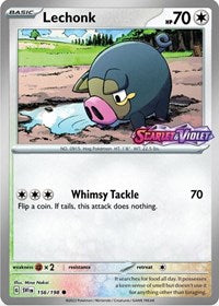 Lechonk - 156/198 (Best Buy Exclusive) (156/198) [Miscellaneous Cards & Products]