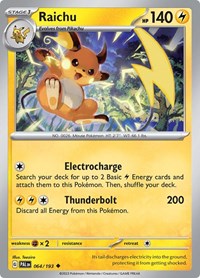 Raichu - 064/193 (064/193) [SV02: Paldea Evolved]