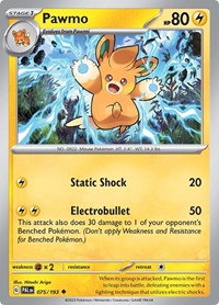 Pawmo (075/193) [SV02: Paldea Evolved]