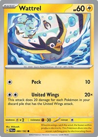 Wattrel - 080/193 (080/193) [SV02: Paldea Evolved]