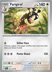 Farigiraf (155/193) [SV02: Paldea Evolved]