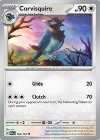 Corvisquire (165/193) [SV02: Paldea Evolved]