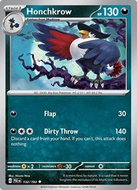 Honchkrow (132/193) [SV02: Paldea Evolved]