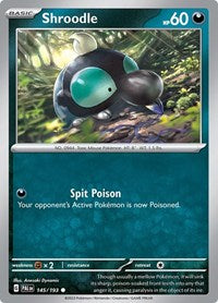 Shroodle - 145/193 (145/193) [SV02: Paldea Evolved]