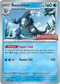 Baxcalibur (Prerelease) (019) [SV: Scarlet & Violet Promo Cards]