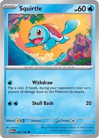 Squirtle - 007/165 (007/165) [SV: Scarlet & Violet 151]
