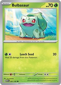 Bulbasaur - 001/165 (001/165) [SV: Scarlet & Violet 151]