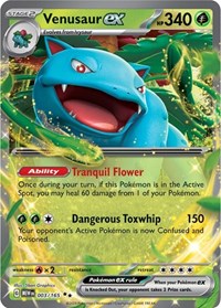 Venusaur ex - 003/165 (003/165) [SV: Scarlet & Violet 151]